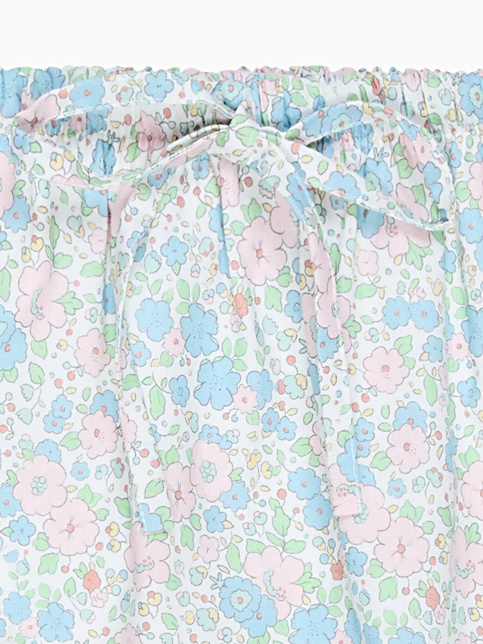 Blue Floral Forna Baby Girl Trousers