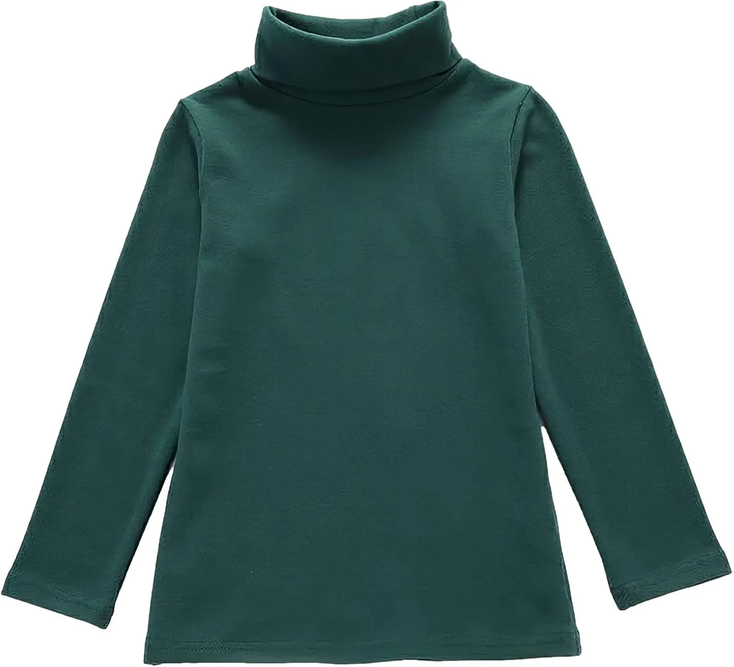 Boys Girls Base Layer Thermal Shirt Turtleneck Long Sleeve Elastic Casual Undershirts 3pcs Set