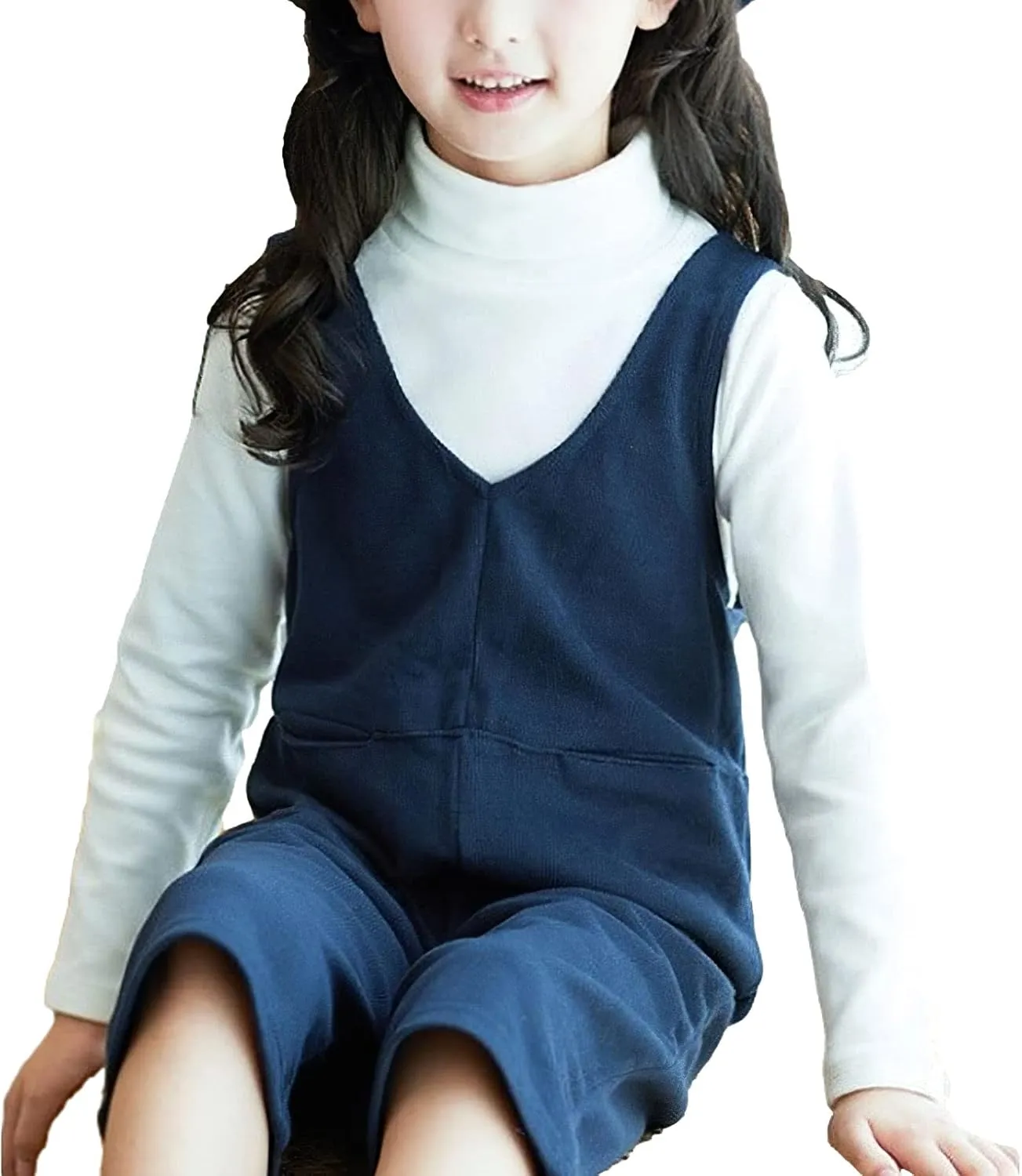 Boys Girls Base Layer Thermal Shirt Turtleneck Long Sleeve Elastic Casual Undershirts 3pcs Set