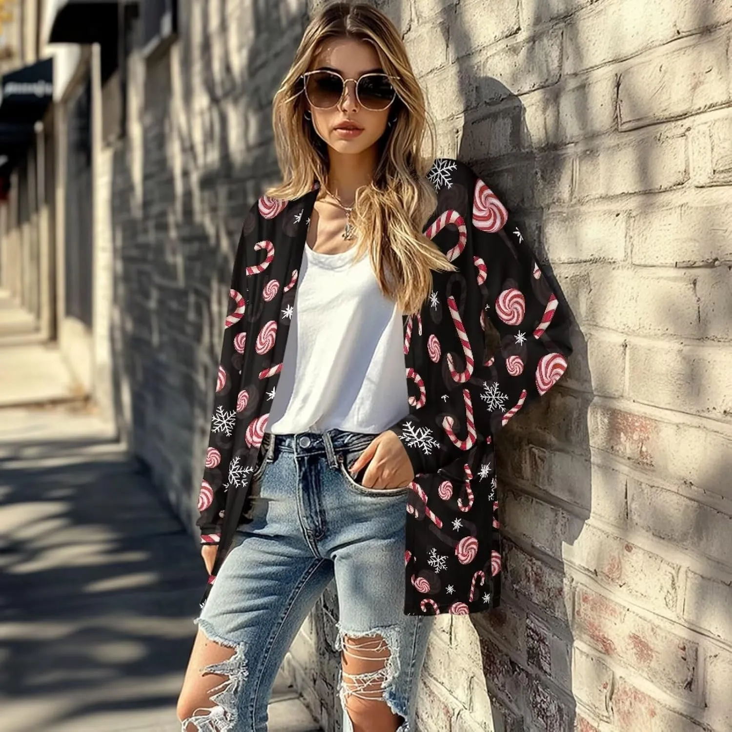 Cardigan for Women Long Sweater Open Front Sweaters Fashion Lightweight Cardigans with Pockets