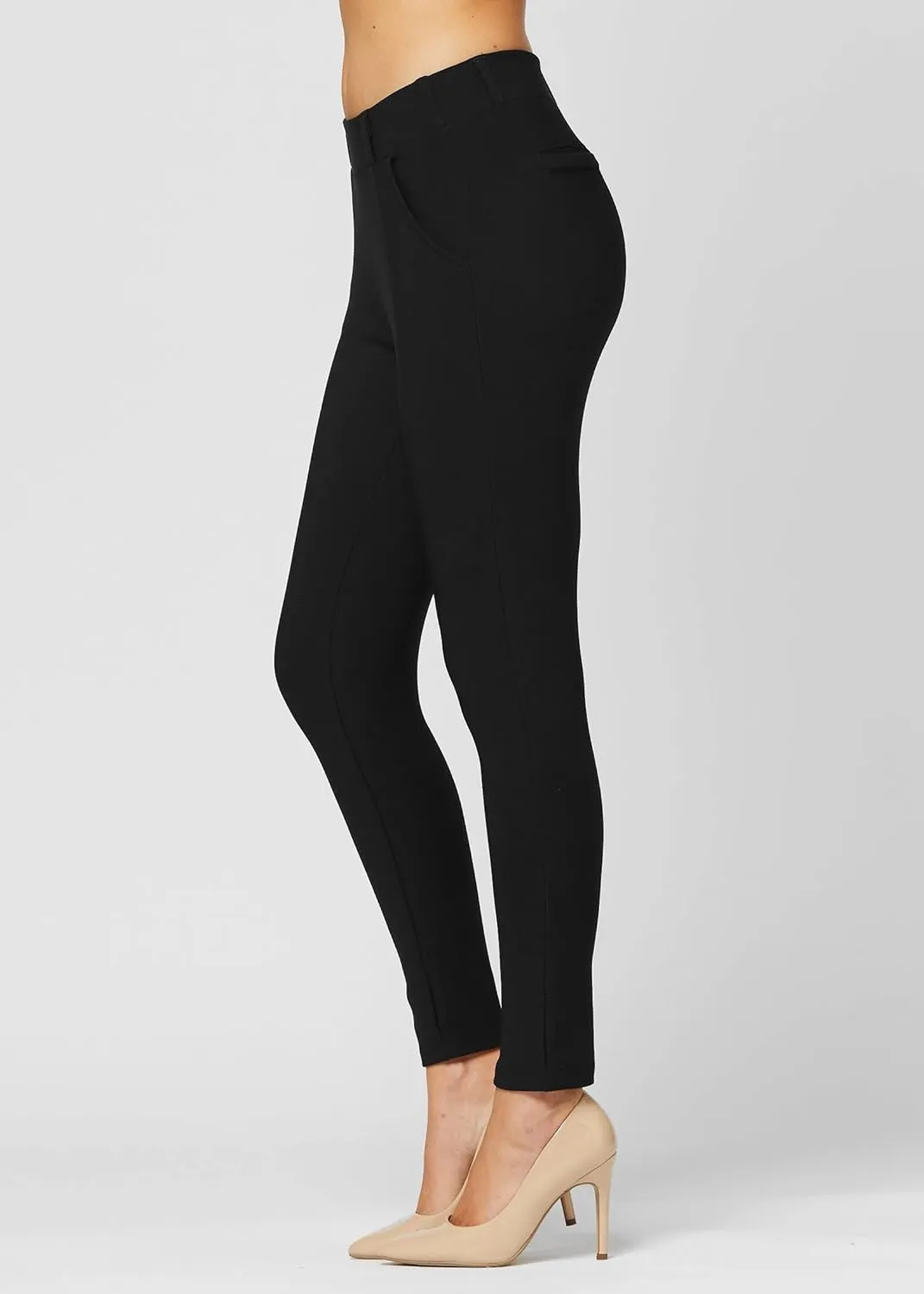 Conceited Dress Pants Women - Stretchy - Tummy Control - All Day Comfort Wear to Work - Womens Pants in Regular and Plus Size