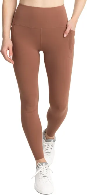 Free Fly Women's All Day Pocket Leggings - Ultra Soft Moisture-Wicking Leggings for Women - High-Waist Yoga Pants, Pockets