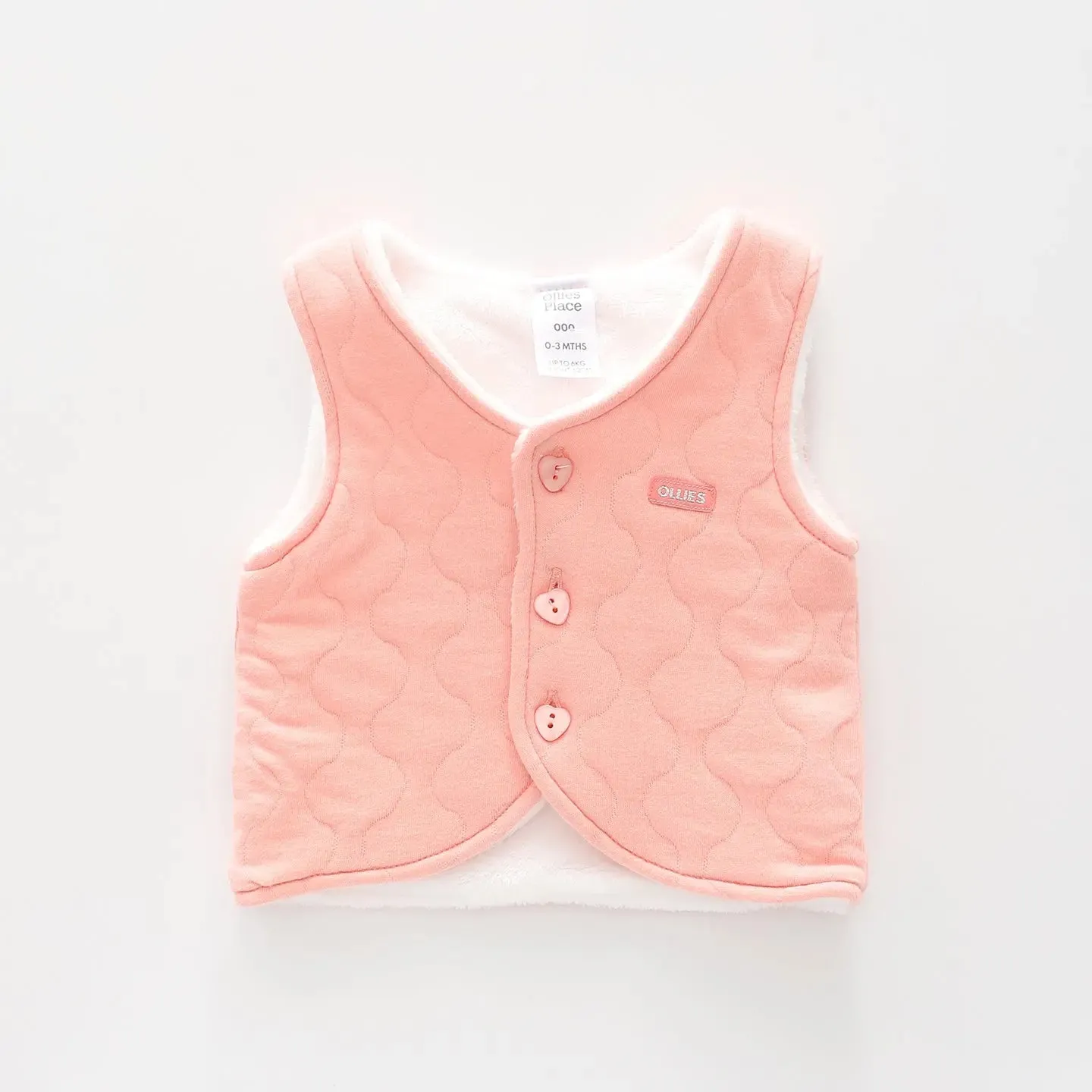 Giraffe Friends, Baby Girls Vest