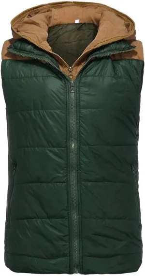 Jacket Men's Hoodie Autumn Winter Zipper Fashion Color Waistcoat Vest Top Coat Jackets for Men