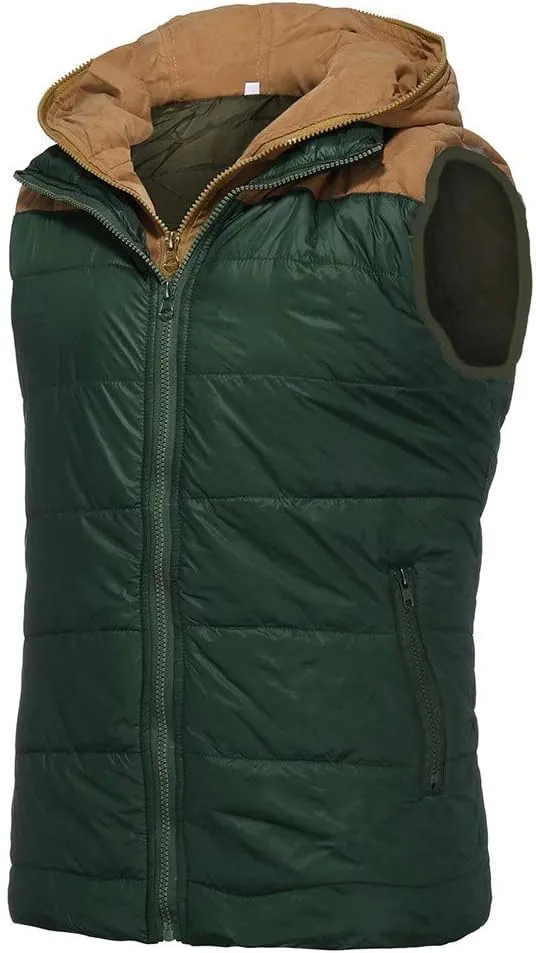 Jacket Men's Hoodie Autumn Winter Zipper Fashion Color Waistcoat Vest Top Coat Jackets for Men