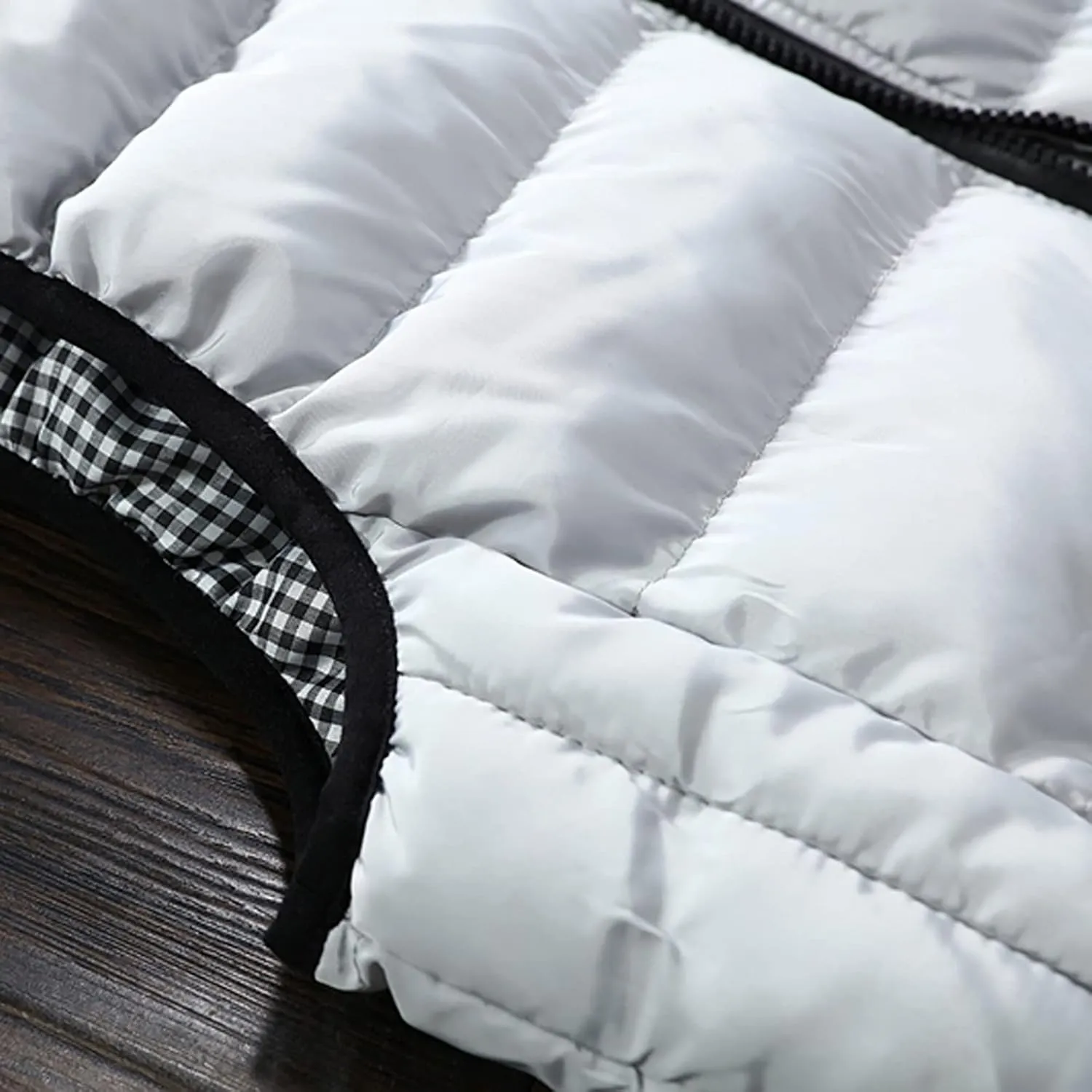 Jackets for Men Fall Winter Coat Padded Cotton Vest Warm Hooded Thick Vest Tops Jacket Jackets