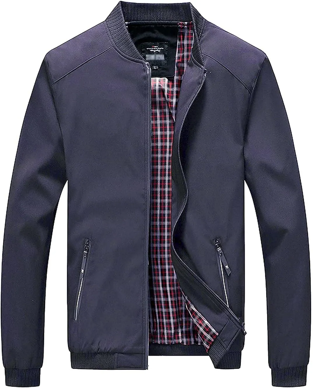 Lentta Men's Slim Fit Lightweight Softshell Bomber Jacket Coat Fall Jackets For Men