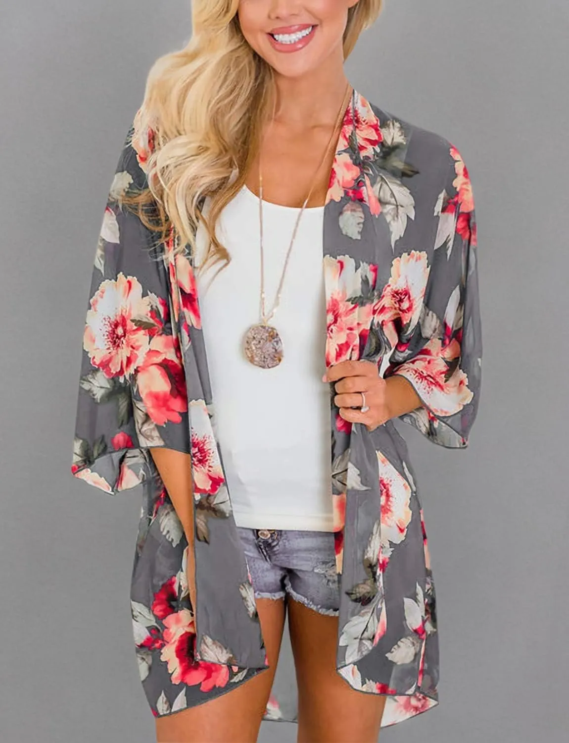 MayBuy Womens Beach Swimwear Swimsuit Bathing Suit Cover Ups Long Kimono Cardigans Dusters