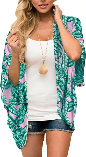 MayBuy Womens Beach Swimwear Swimsuit Bathing Suit Cover Ups Long Kimono Cardigans Dusters