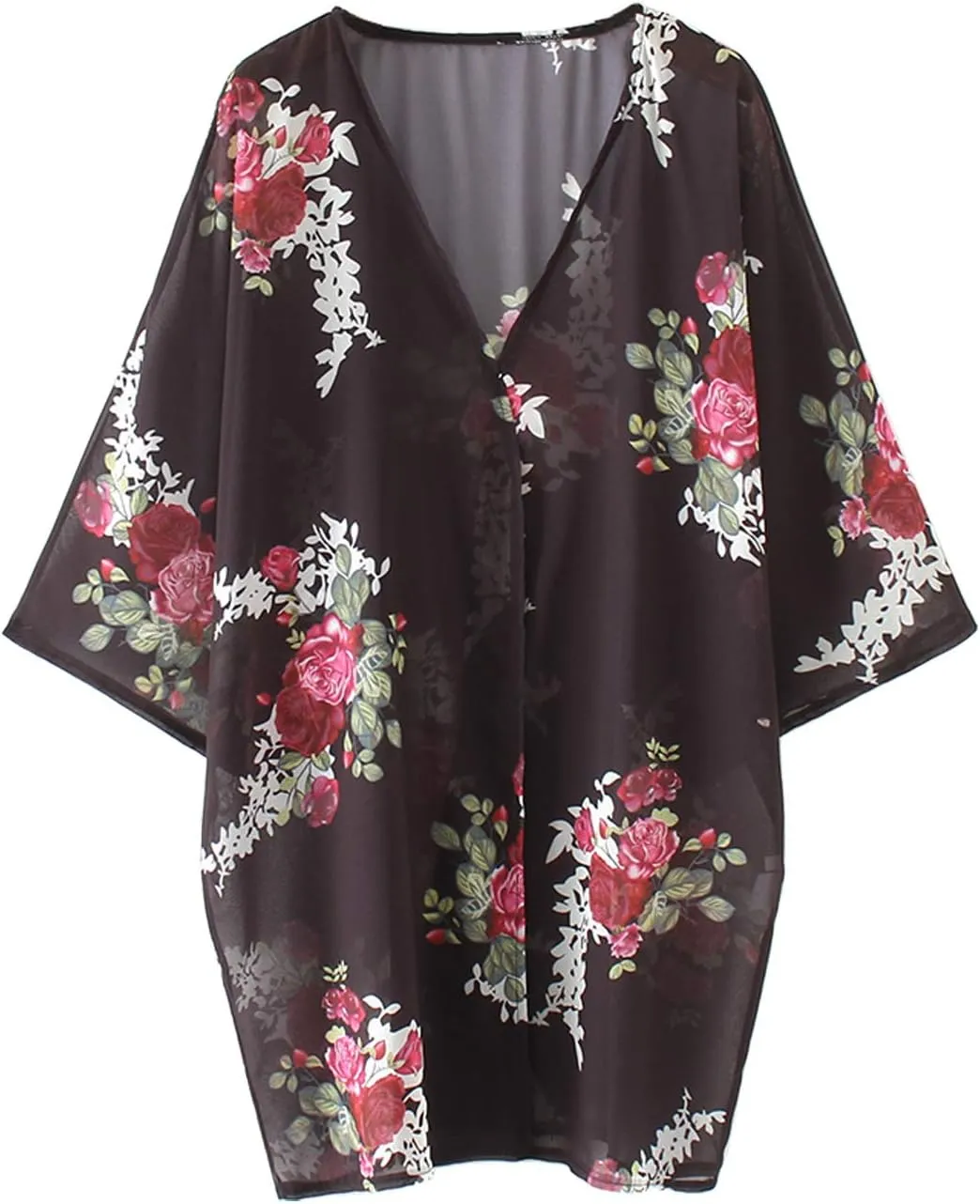 MayBuy Womens Beach Swimwear Swimsuit Bathing Suit Cover Ups Long Kimono Cardigans Dusters