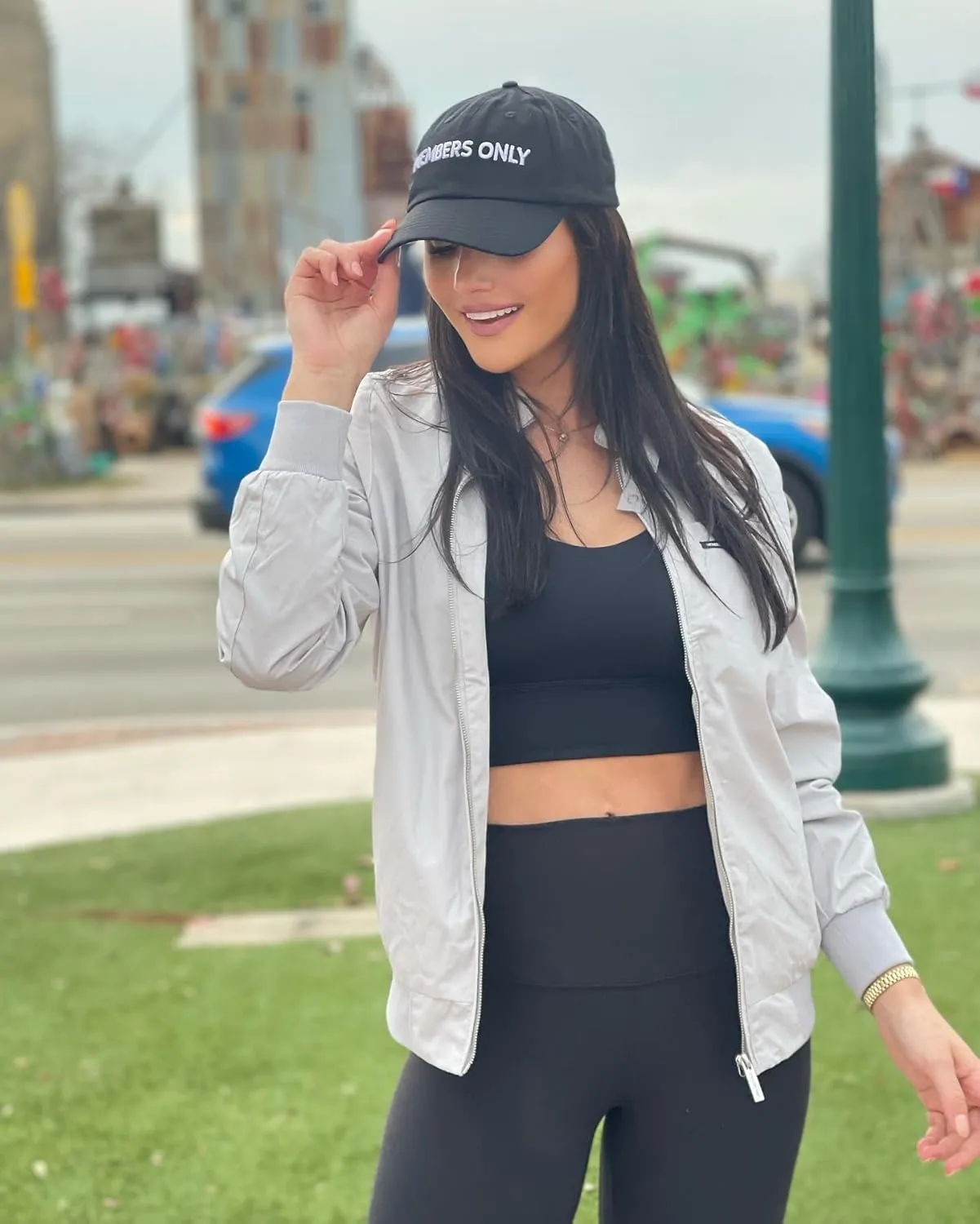 Members Only Women's Classic Iconic Racer Jacket | Spring Jackets for Women | Slim Fit | Womens Jacket | Bomber Jacket Womens