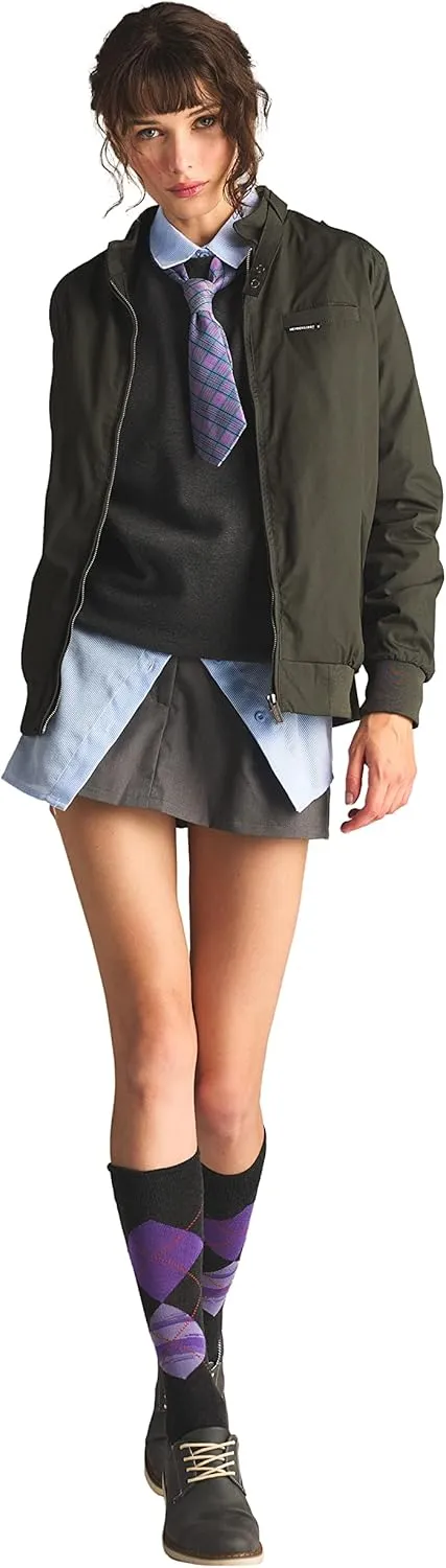 Members Only Women's Classic Iconic Racer Jacket | Spring Jackets for Women | Slim Fit | Womens Jacket | Bomber Jacket Womens
