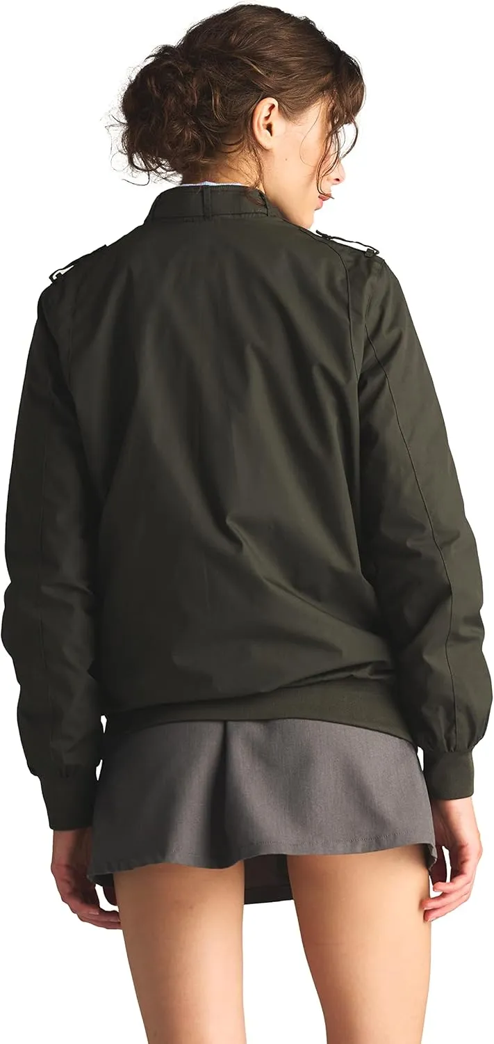Members Only Women's Classic Iconic Racer Jacket | Spring Jackets for Women | Slim Fit | Womens Jacket | Bomber Jacket Womens