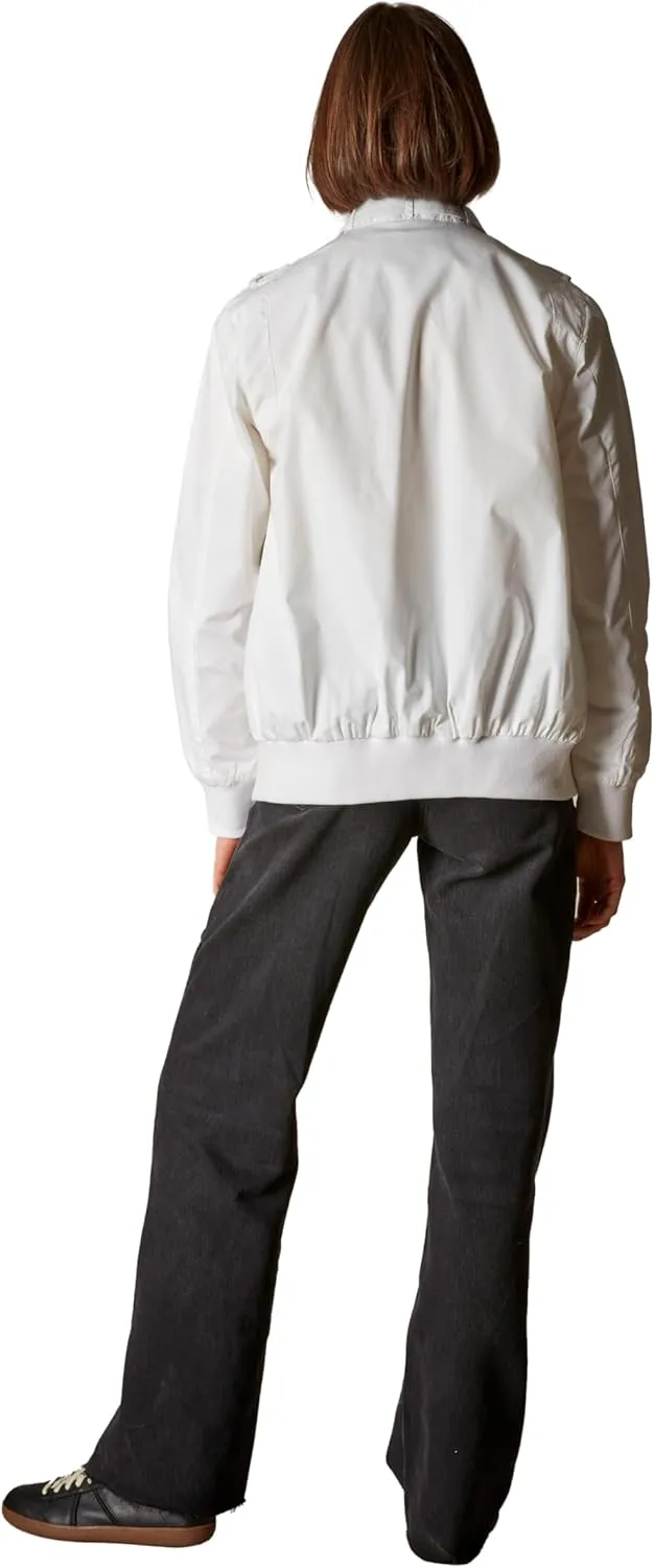 Members Only Women's Classic Iconic Racer Jacket | Spring Jackets for Women | Slim Fit | Womens Jacket | Bomber Jacket Womens