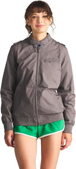 Members Only Women's Classic Iconic Racer Jacket | Spring Jackets for Women | Slim Fit | Womens Jacket | Bomber Jacket Womens