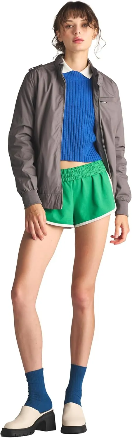 Members Only Women's Classic Iconic Racer Jacket | Spring Jackets for Women | Slim Fit | Womens Jacket | Bomber Jacket Womens