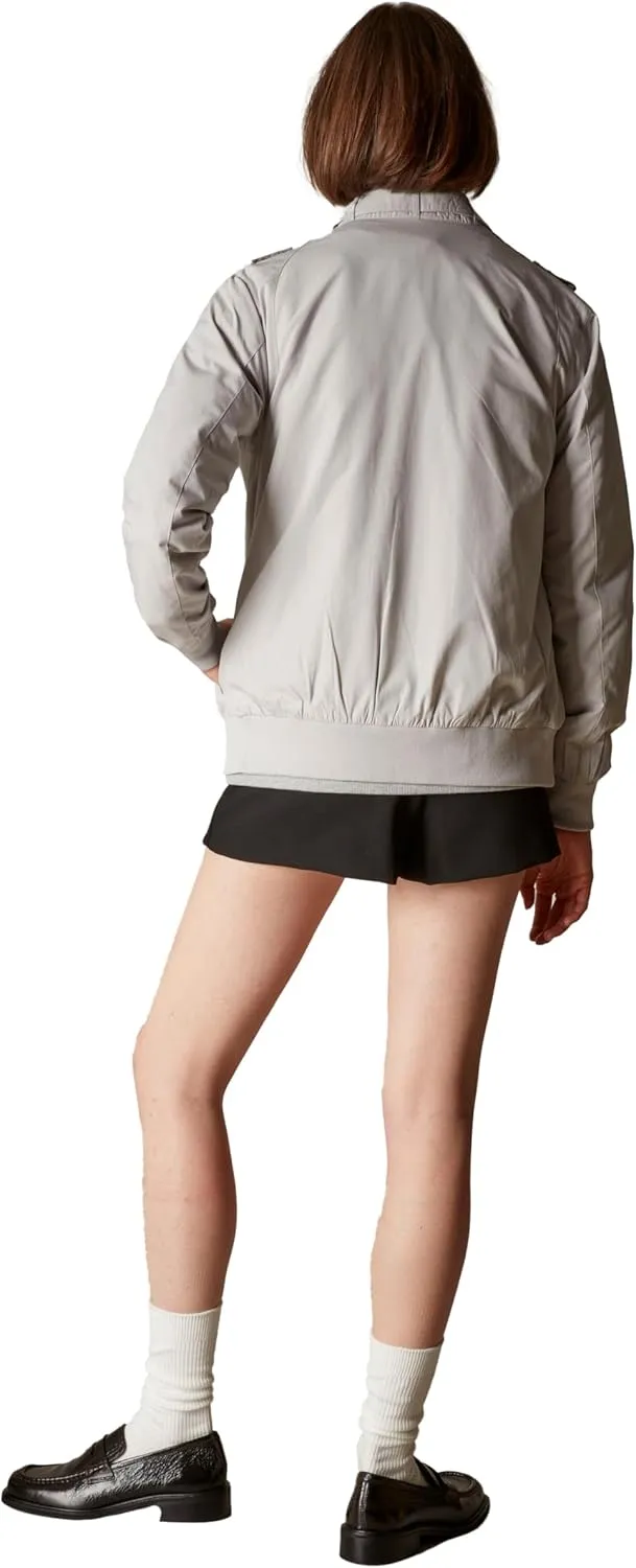 Members Only Women's Classic Iconic Racer Jacket | Spring Jackets for Women | Slim Fit | Womens Jacket | Bomber Jacket Womens
