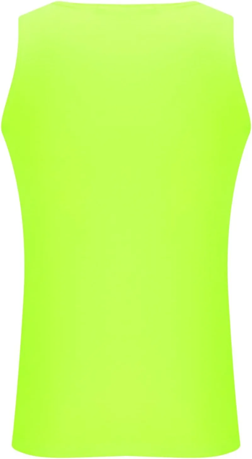 Men's Sleeveless Muscle Swim Shirt Summer Quick Dry Slim Rash Guard Swimwear Casual Gym Workout Training Tank Tops