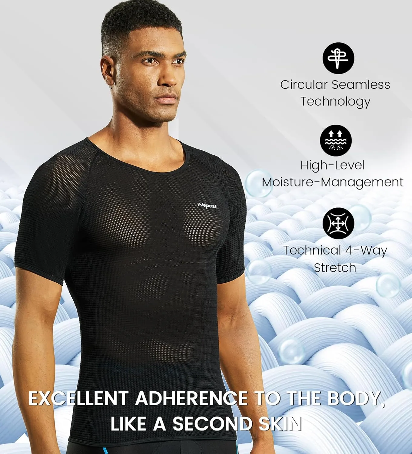 Mens Vests/Short Sleeve Biking Base Layer Mesh Sleeveless Cycling Baselayer Bicycle Ultralight Undershirts