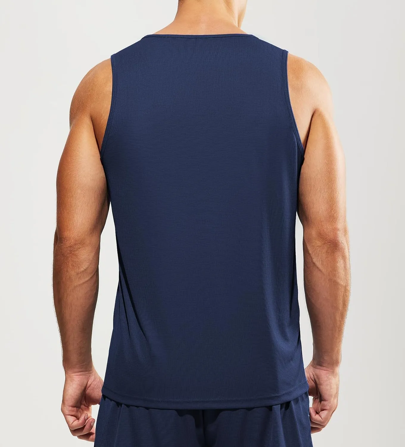 MIER Men's Tank Tops Quick Dry Swim Athletic Gym Running Muscle Beach Sleeveless Workout Shirts for Men