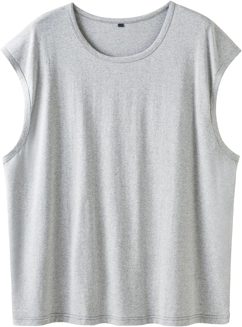 Plus Size Men Tank Tops Summer Quick Dry 100% Cotton Comfort Unisex Tops Oversize Xl-9Xl