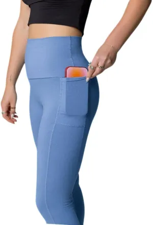 Premium Organic Cotton Leggings for Women | High Waist Leggings with Pockets. Perfect for Yoga, Fitness or All Day Wear.