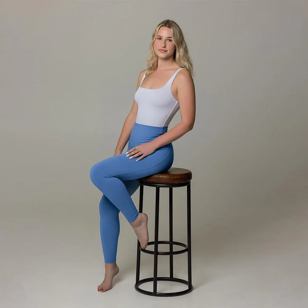Premium Organic Cotton Leggings for Women | High Waist Leggings with Pockets. Perfect for Yoga, Fitness or All Day Wear.
