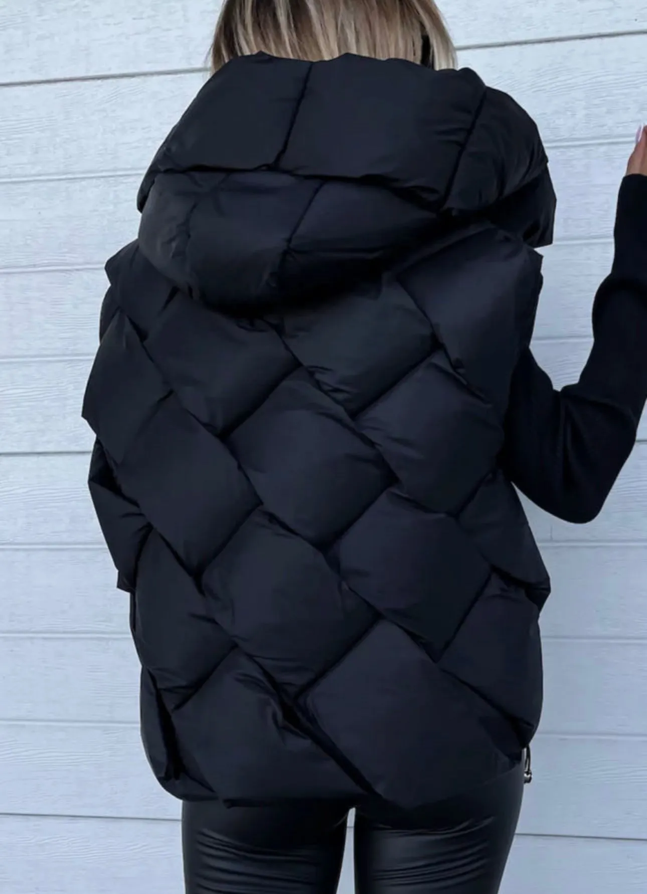 Quilted Hooded Vest