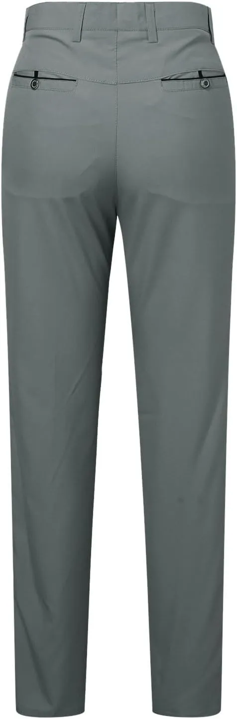 Silamone Timeless Stretch Pants, Timelessflex - Men's High Stretch Straight Fit Pants, Calormas Mens