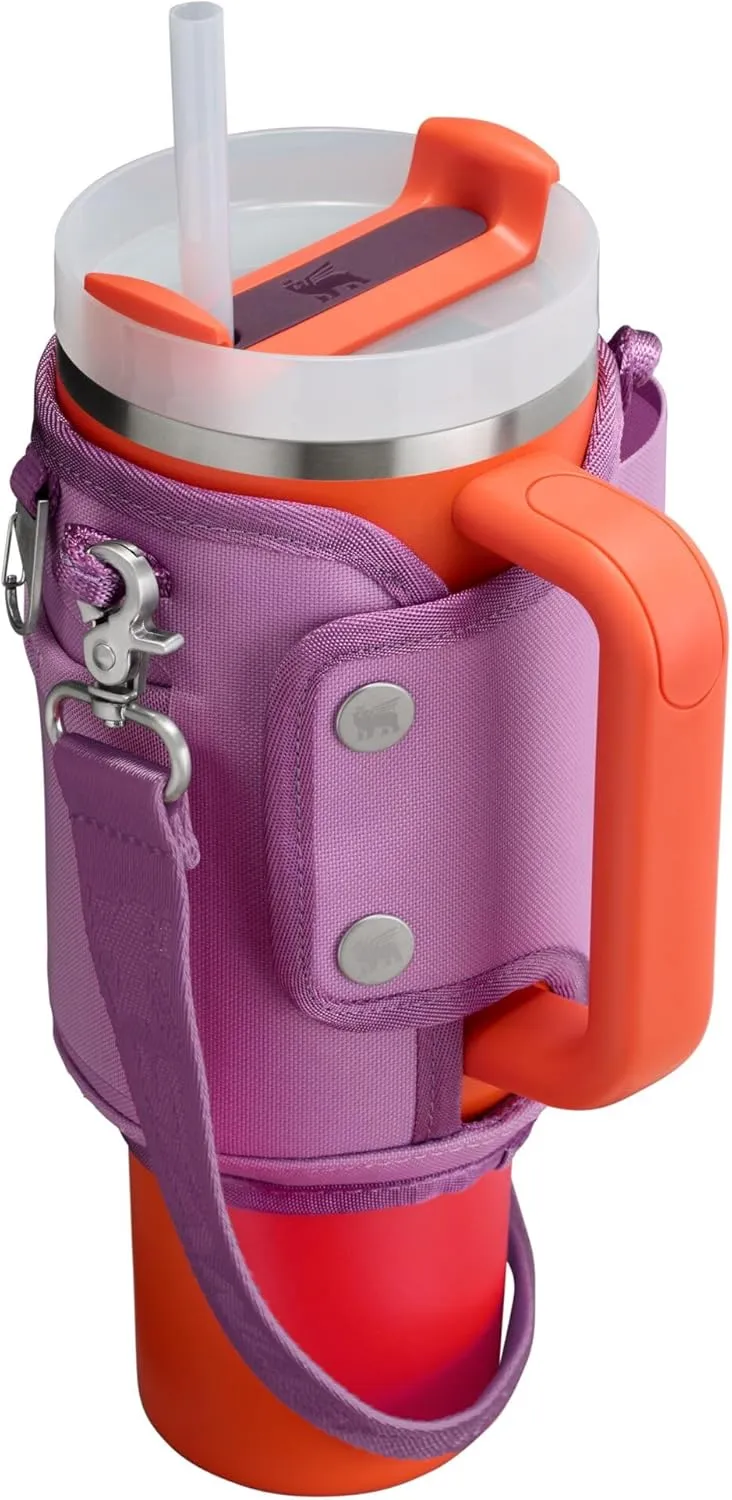 Stanley All Day Quencher Carry All for 40 oz Tumbler with Handle | Crossbody Bag with Phone Holder Pocket, Card Sleeve & Detachable Strap | Water Bottle Carrier Bag | BPA-Free |