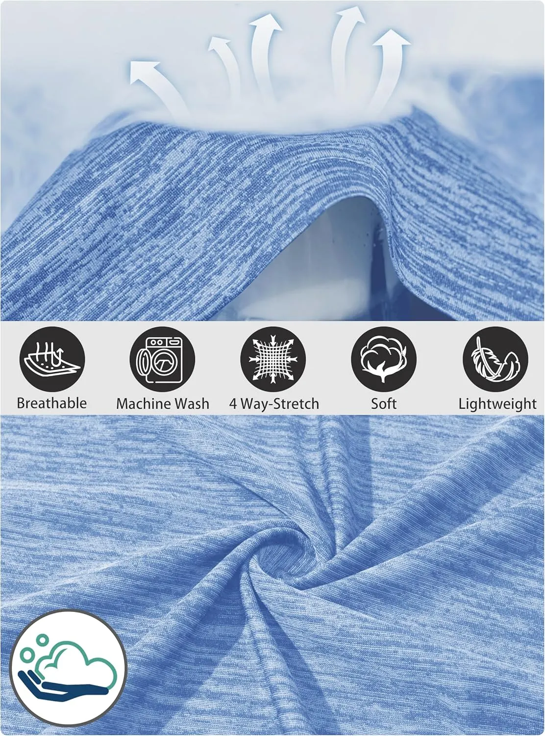 TACVASEN Men's Sleeveless Shirt Workout Muscle Tank Top Quick Dry Polyester Trainning Basketball