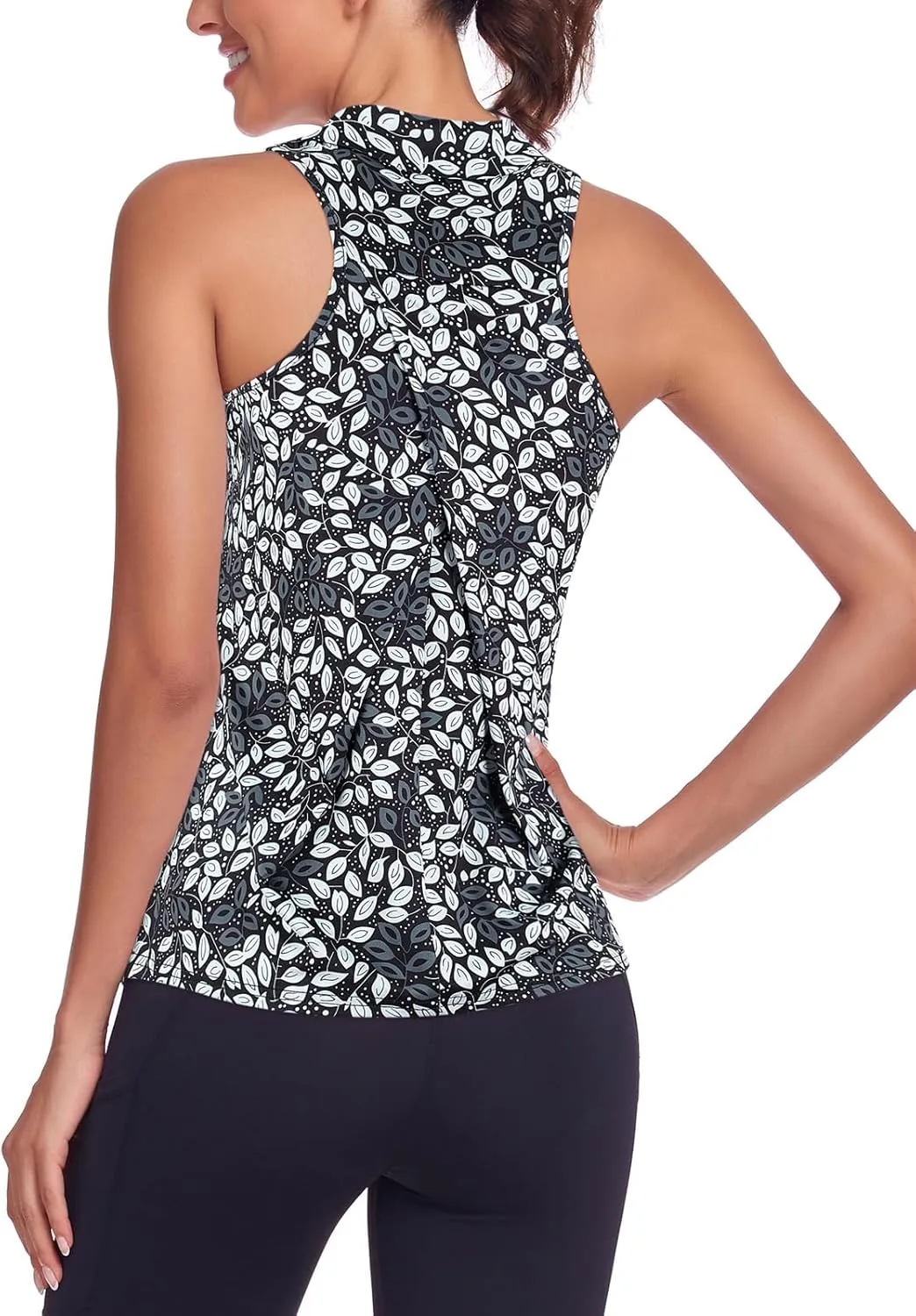 Tanst Sky Women's Racerback Tank Tops Quick Dry Sleeveless Workout Yoga Running Athletic Shirts