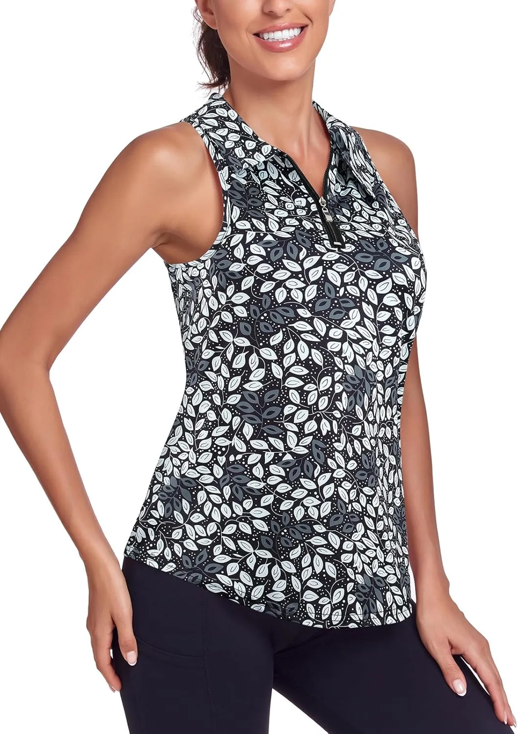 Tanst Sky Women's Racerback Tank Tops Quick Dry Sleeveless Workout Yoga Running Athletic Shirts