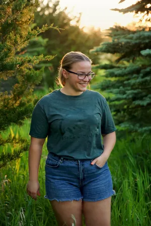 Tri-Peak Green Tee