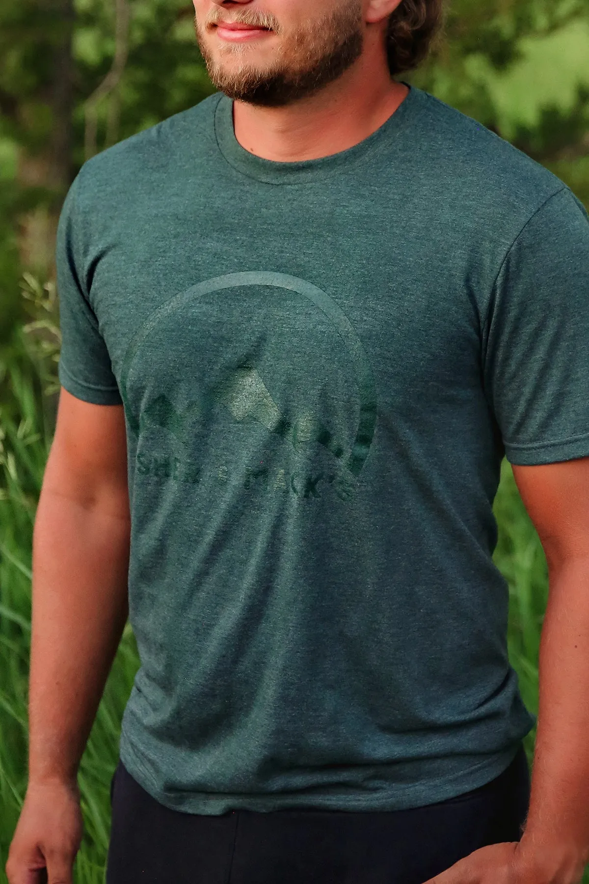 Tri-Peak Green Tee