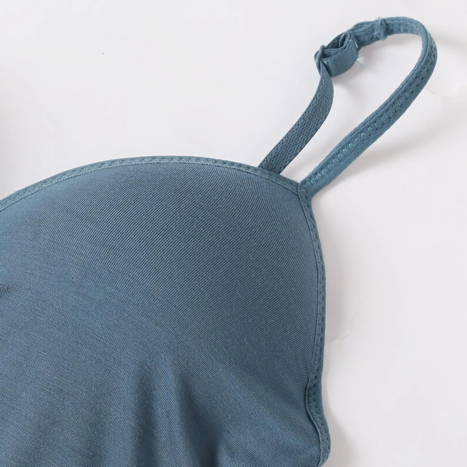 Vest Top with Built in Bra Women's Shelf Bra Camisole Tops Adjustable Spaghetti Strap Cami Tank Sleeveless Basic Undershirt