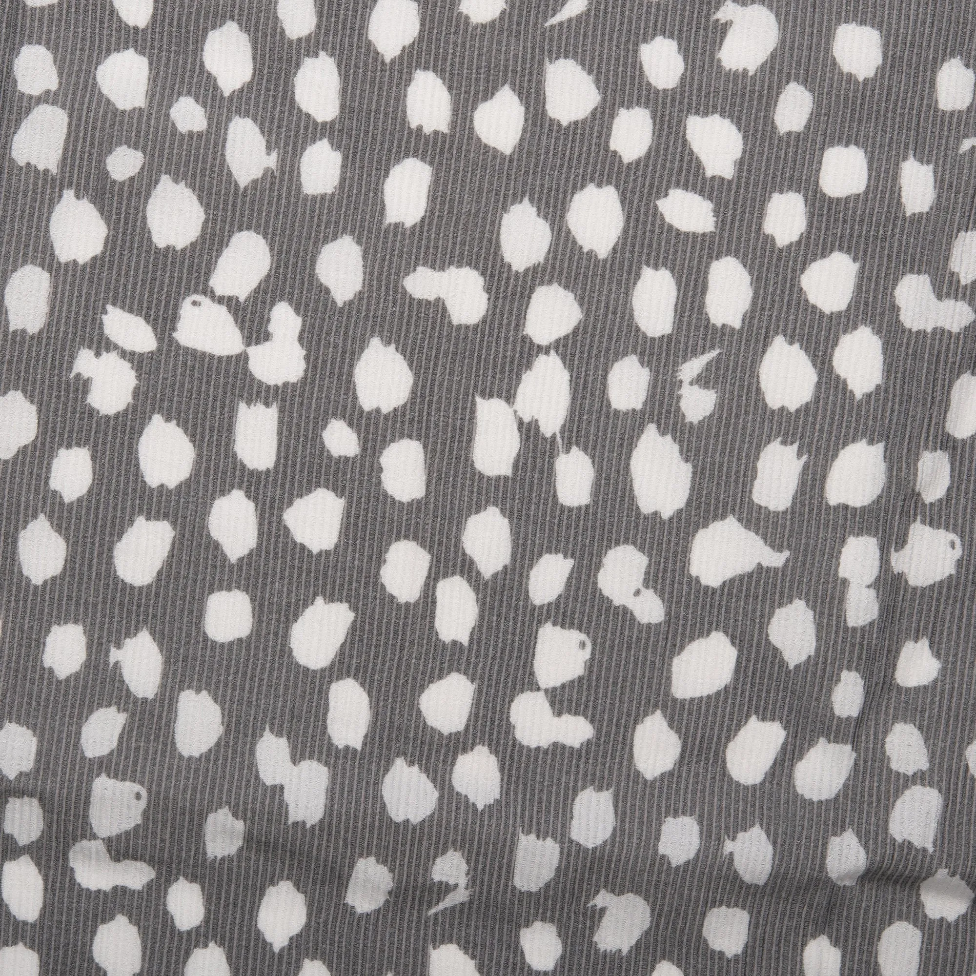 Viscose - CHLOE - Abstract dot - Grey
