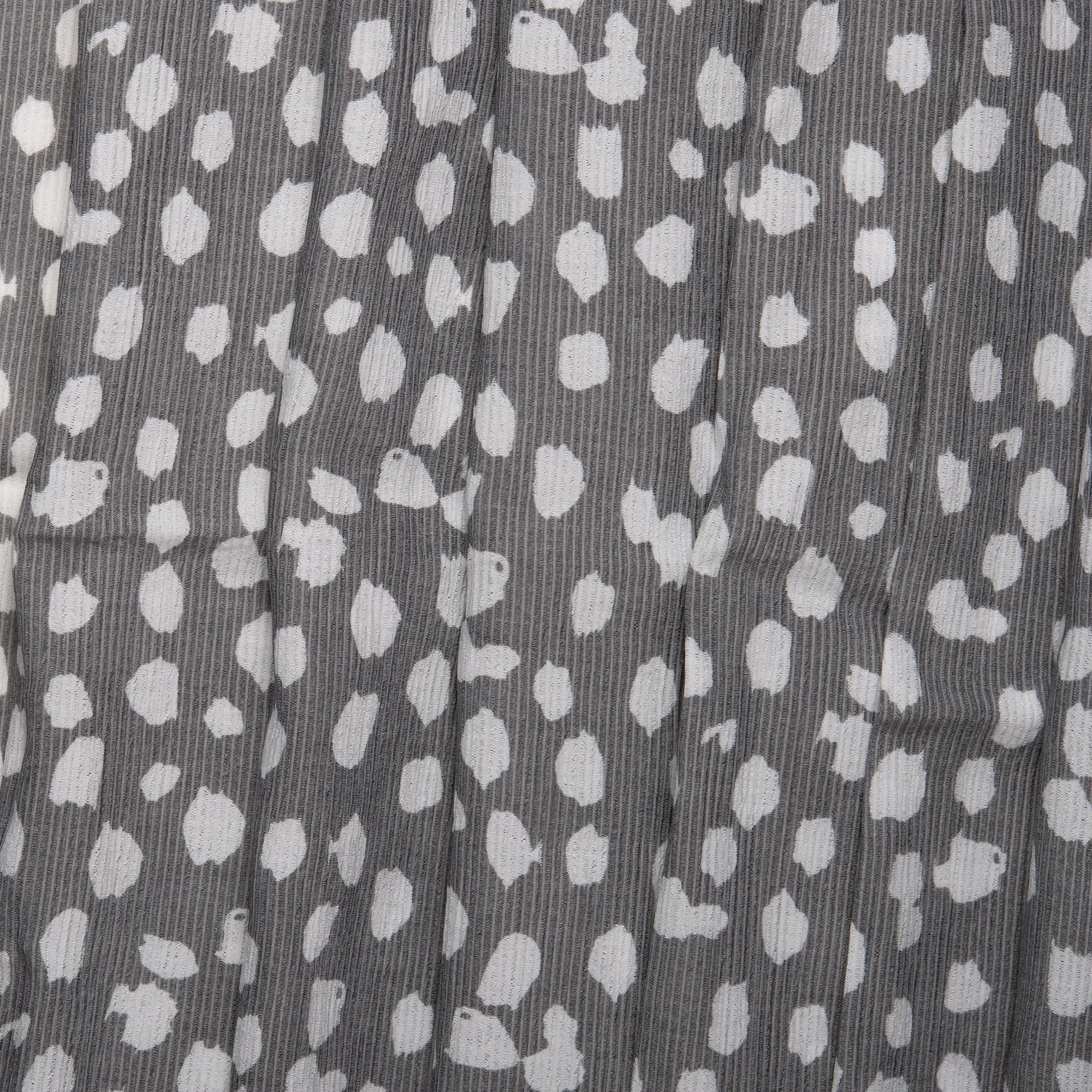 Viscose - CHLOE - Abstract dot - Grey