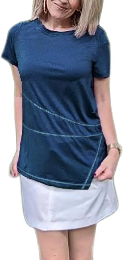 Vldnery Women's Running Workout Tops Moisture Wicking Athletic Quick Dry Loose Fit Yoga Top