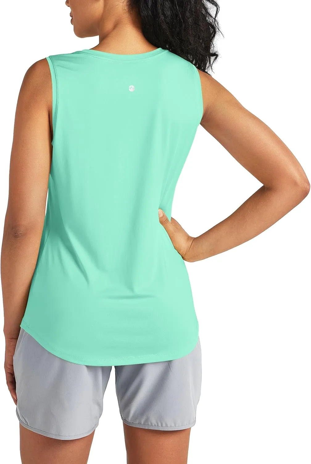 Willitsports Women's Workout Tank Tops Sleeveless Running Yoga Tops Quick Dry Active Shirts Gym Exercise Loose Fit