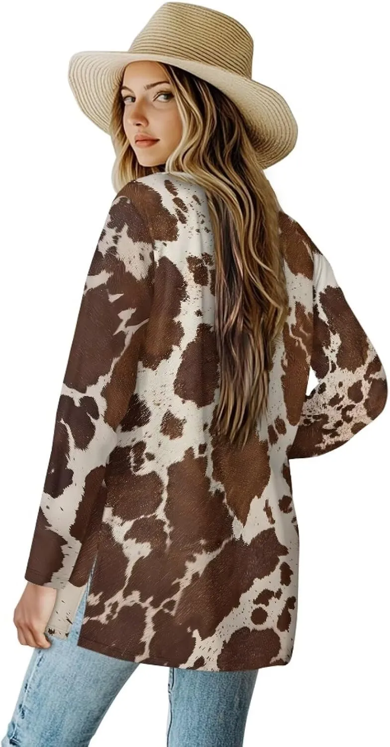 Women's Lightweight Cardigans with Pockets Trendy Long Sleeve Open Front Cardigan Casual Tops Jackets Fall Oufits S-2XL