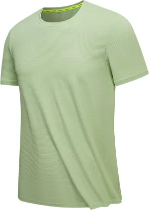 Workout Shirts for Men Oversized Gym Performance Short Sleeve Undershirts Running Fitness Quick Dry Athletic T-Shirts